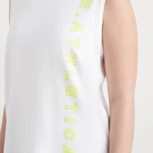 Fashion Aje ATHLETICA Signature Logo Tank 101 White/Citrus Yellow