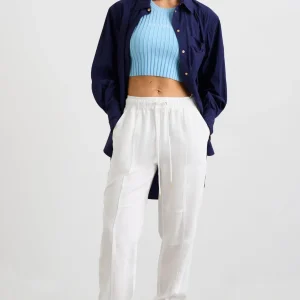 Clearance Aje ATHLETICA Signature Logo Trackpants 502 White