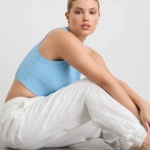 Clearance Aje ATHLETICA Signature Logo Trackpants 502 White