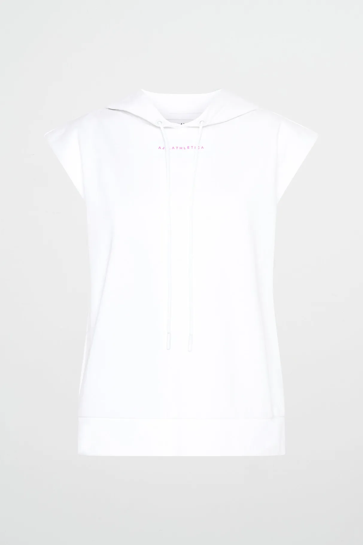sleeveless_logo_hoodie__1.webp Online Aje ATHLETICA Sleeveless Logo Hoodie 402 White/Pink