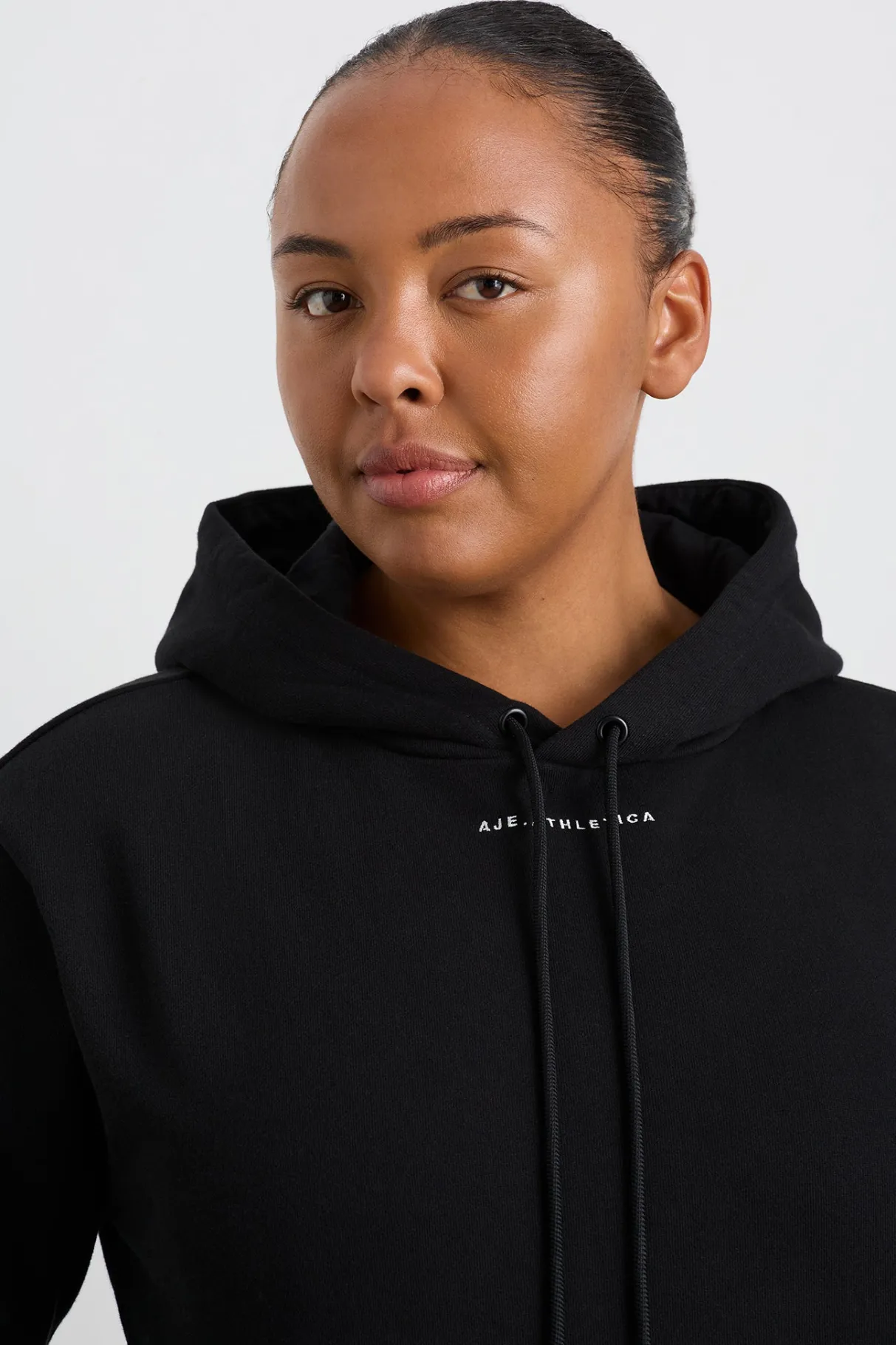 slim_fit_hoodie__12.webp Fashion Aje ATHLETICA Slim Fit Hoodie 709 Black