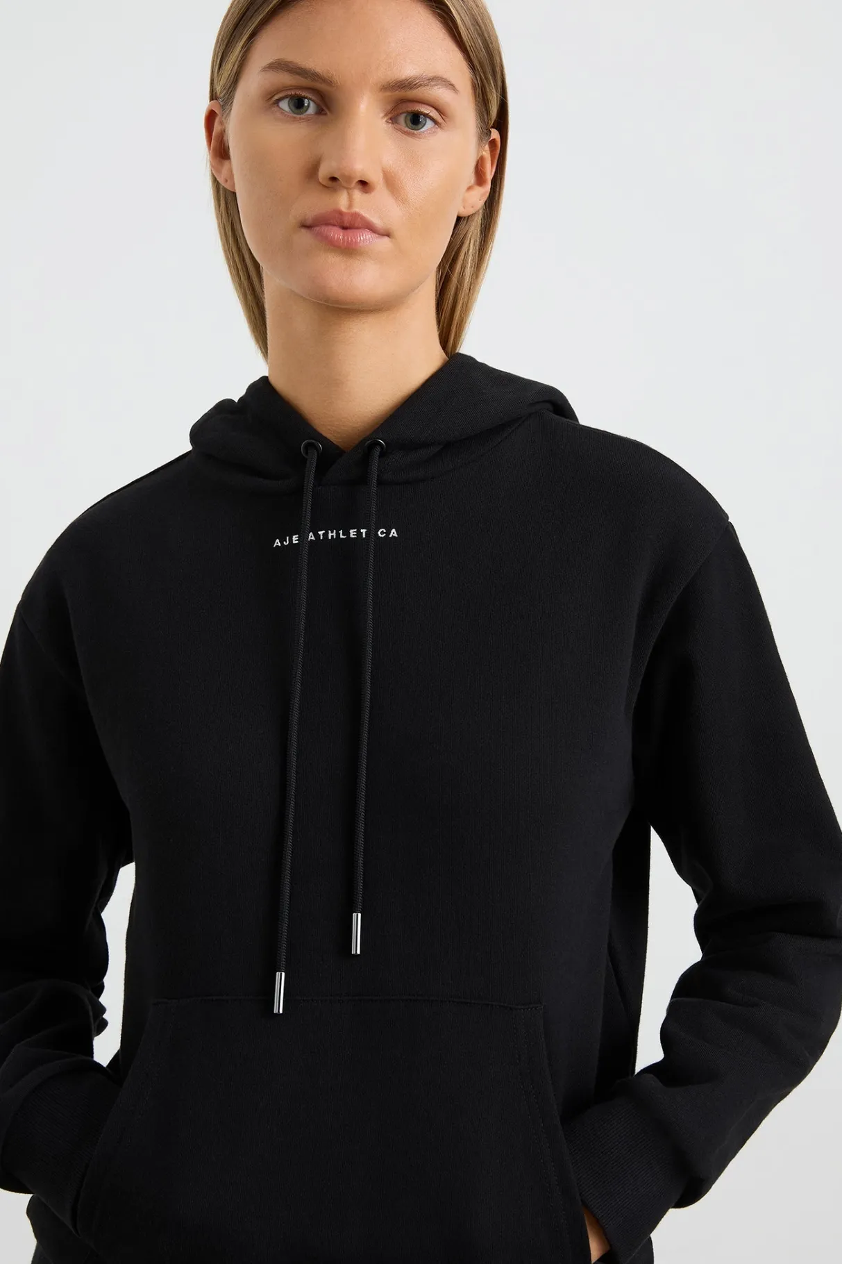slim_fit_hoodie__3.webp Fashion Aje ATHLETICA Slim Fit Hoodie 709 Black