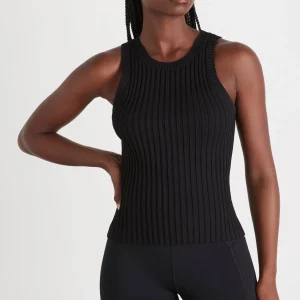 Clearance Aje ATHLETICA Slim Knitted Tank 107 Black