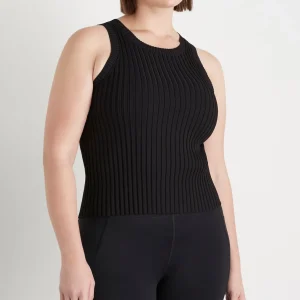 Clearance Aje ATHLETICA Slim Knitted Tank 107 Black