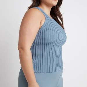 Sale Aje ATHLETICA Slim Knitted Tank 107 Storm Blue
