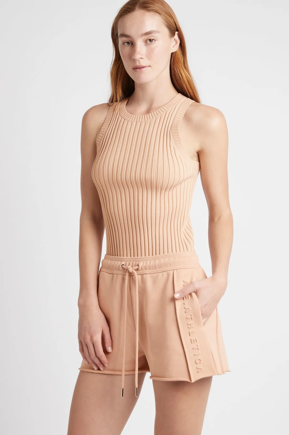 slim_knitted_tank__2.webp Outlet Aje ATHLETICA Slim Knitted Tank 107 Sand
