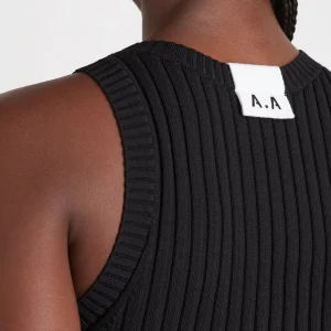 Clearance Aje ATHLETICA Slim Knitted Tank 107 Black