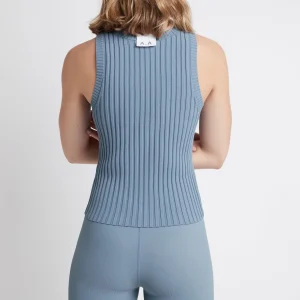 Sale Aje ATHLETICA Slim Knitted Tank 107 Storm Blue