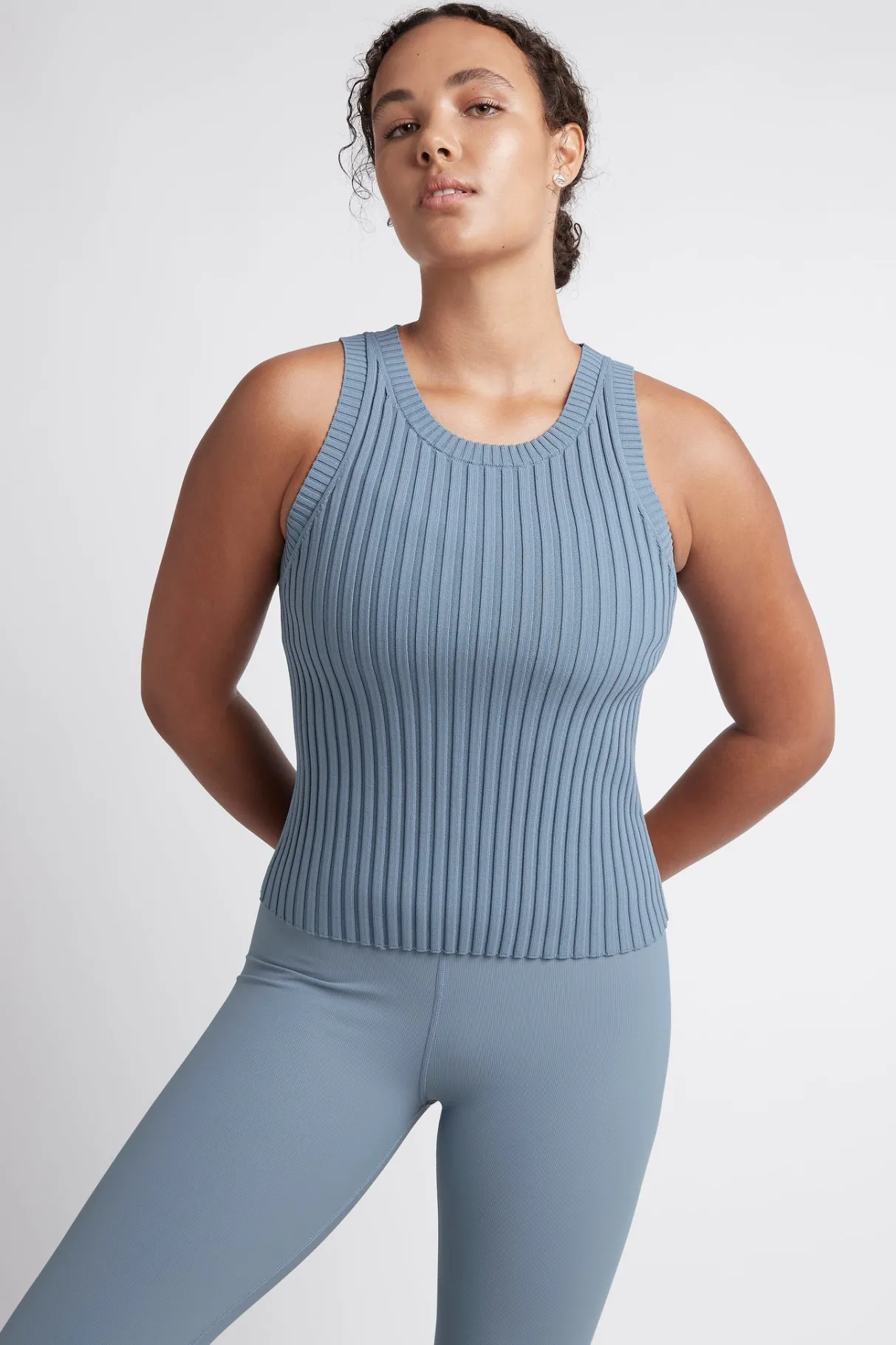 slim_knitted_tank__6-1.webp Sale Aje ATHLETICA Slim Knitted Tank 107 Storm Blue