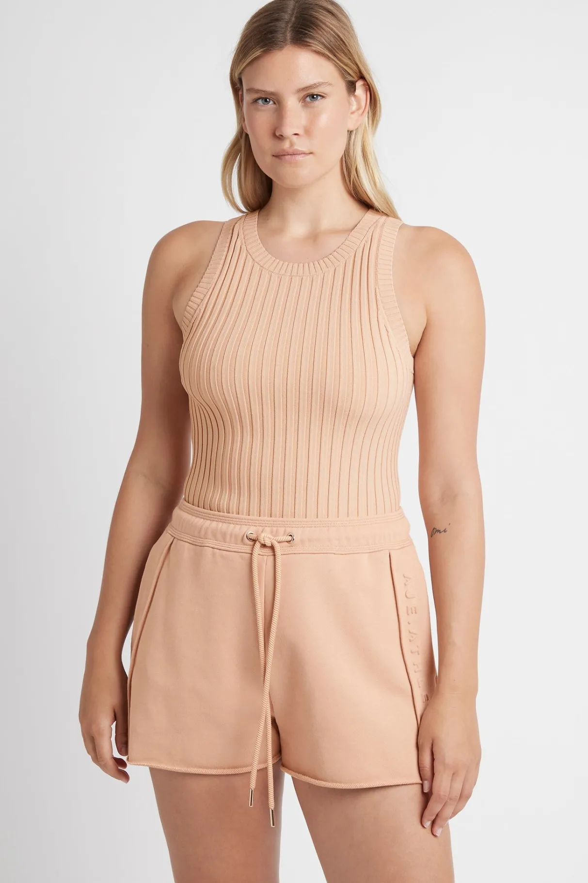 slim_knitted_tank__6.webp Outlet Aje ATHLETICA Slim Knitted Tank 107 Sand