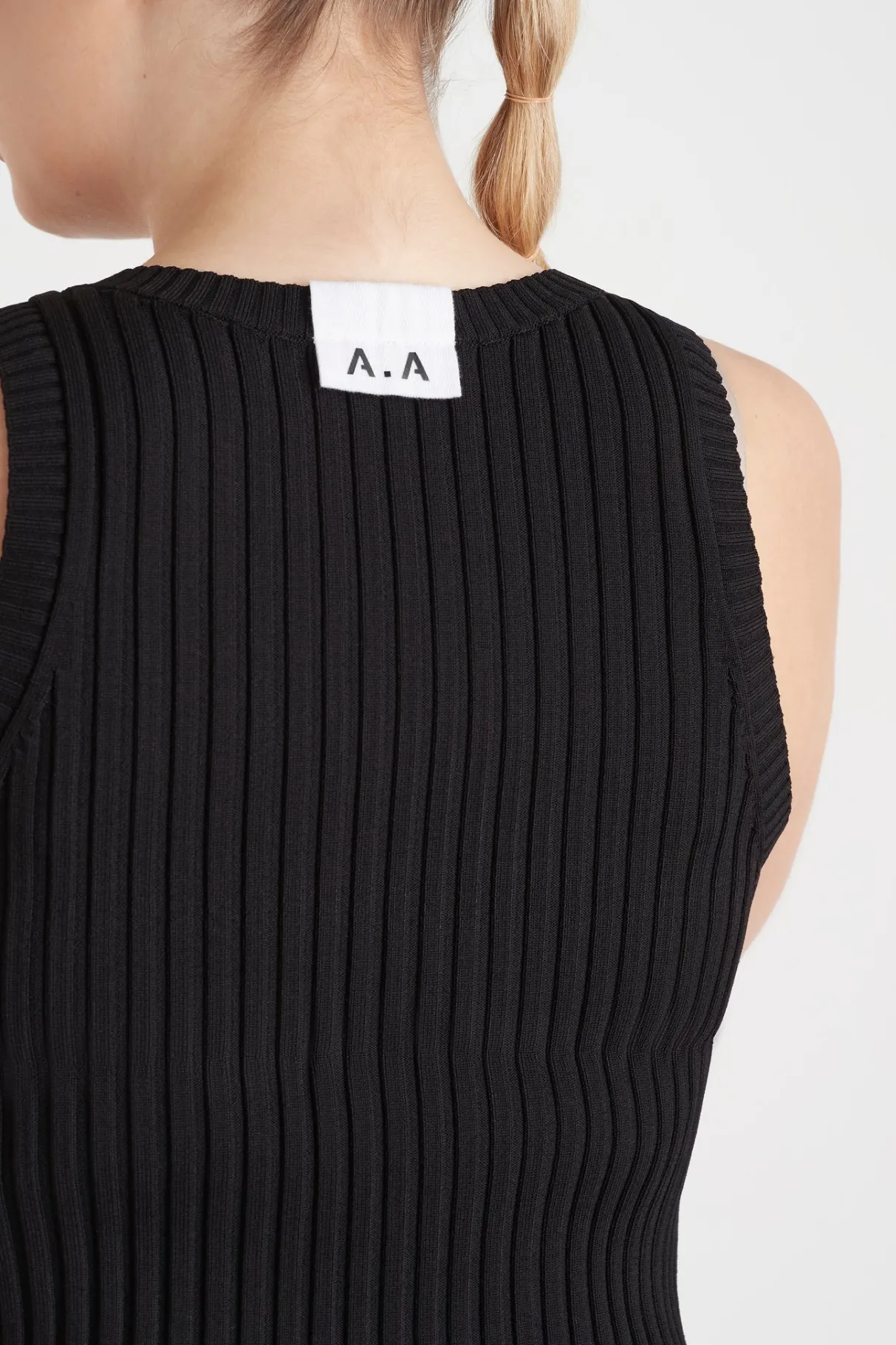 slim_knitted_tank__8-2.webp Clearance Aje ATHLETICA Slim Knitted Tank 107 Black