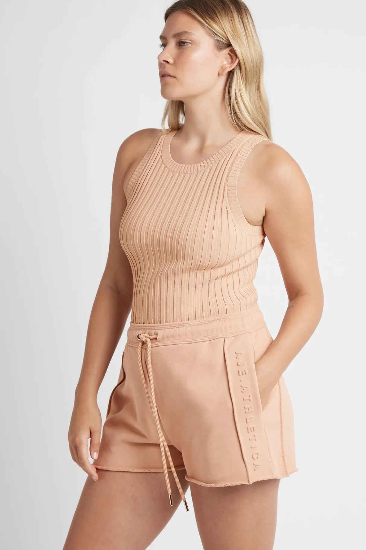 slim_knitted_tank__8.webp Outlet Aje ATHLETICA Slim Knitted Tank 107 Sand