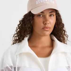Best Sale Aje ATHLETICA Soft Stacked Sports Cap 901 Stone Beige/White
