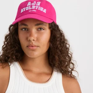 Cheap Aje ATHLETICA Soft Stacked Sports Cap 901 Power Pink/White