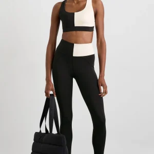 Clearance Aje ATHLETICA Spliced Legging 237 Black Limestone Beige