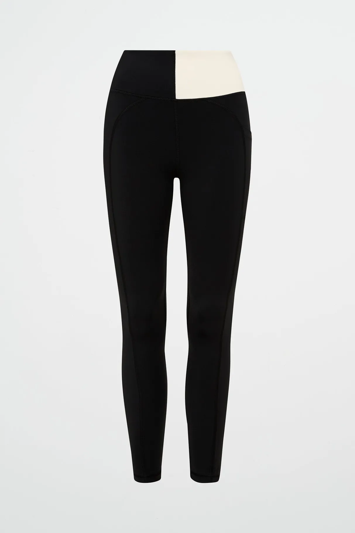 spliced_legging__1.webp Clearance Aje ATHLETICA Spliced Legging 237 Black Limestone Beige