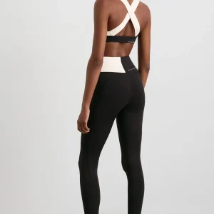 Clearance Aje ATHLETICA Spliced Legging 237 Black Limestone Beige