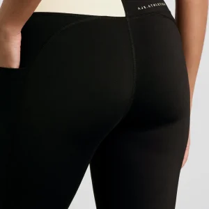 Clearance Aje ATHLETICA Spliced Legging 237 Black Limestone Beige