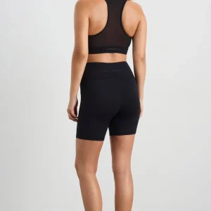 Discount Aje ATHLETICA Spliced Mesh Sports Bra 370 Black