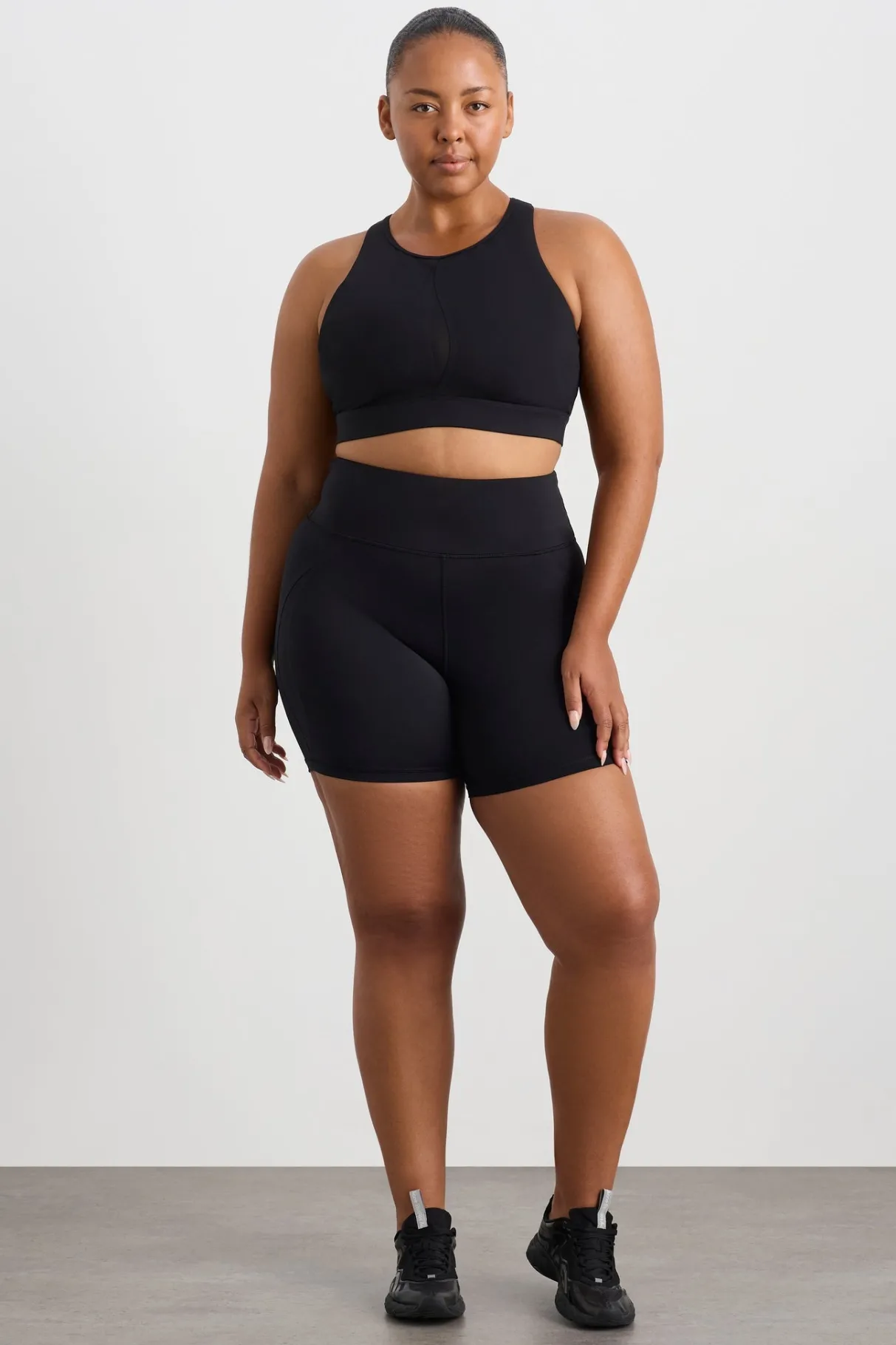 spliced_mesh_sports_bra__12.webp Discount Aje ATHLETICA Spliced Mesh Sports Bra 370 Black