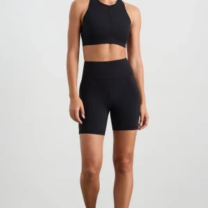 Discount Aje ATHLETICA Spliced Mesh Sports Bra 370 Black