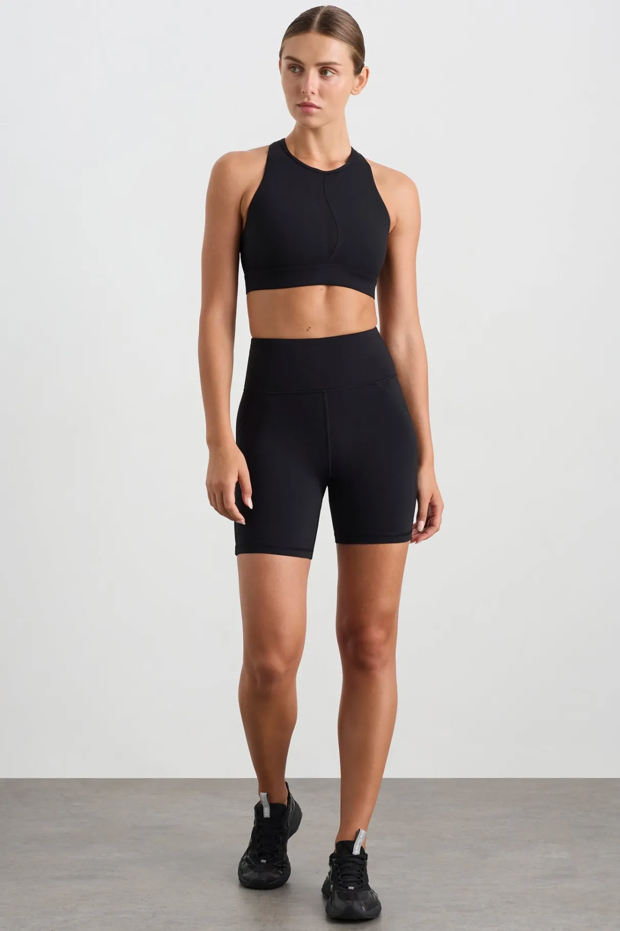 spliced_mesh_sports_bra__2.webp Discount Aje ATHLETICA Spliced Mesh Sports Bra 370 Black