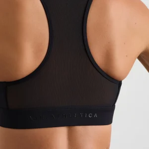 Discount Aje ATHLETICA Spliced Mesh Sports Bra 370 Black