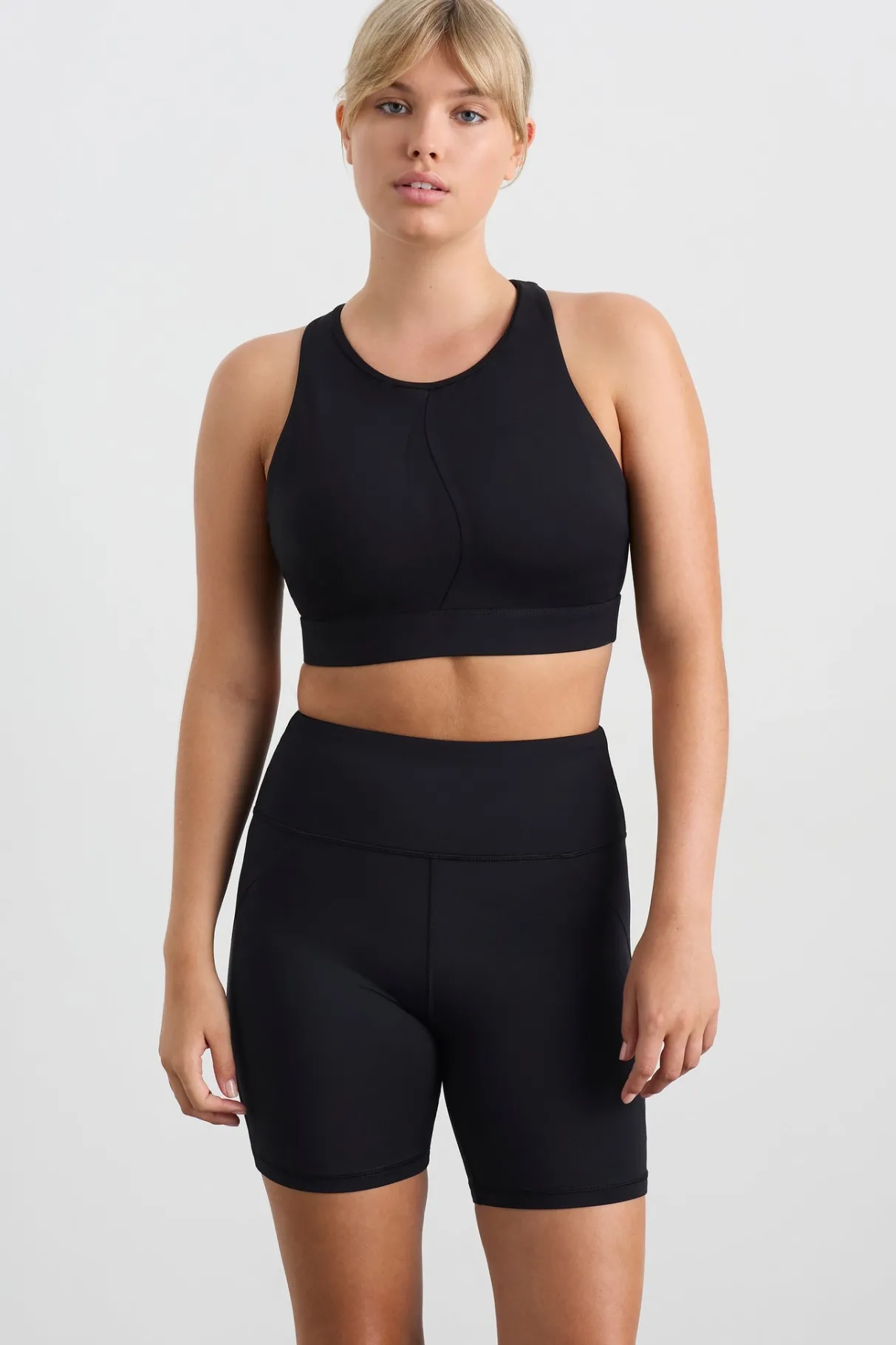 spliced_mesh_sports_bra__8.webp Discount Aje ATHLETICA Spliced Mesh Sports Bra 370 Black