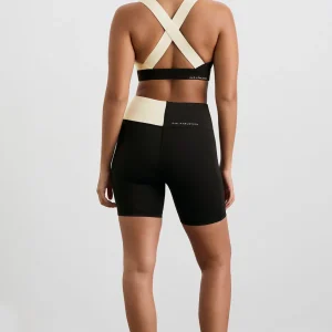 Outlet Aje ATHLETICA Spliced Sports Bra 305 Black Limestone Beige