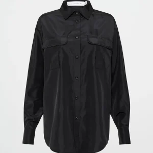 Hot Aje ATHLETICA Spliced Spray Shirt 427 Black Limestone Beige