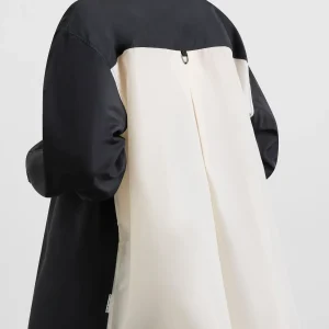 Hot Aje ATHLETICA Spliced Spray Shirt 427 Black Limestone Beige