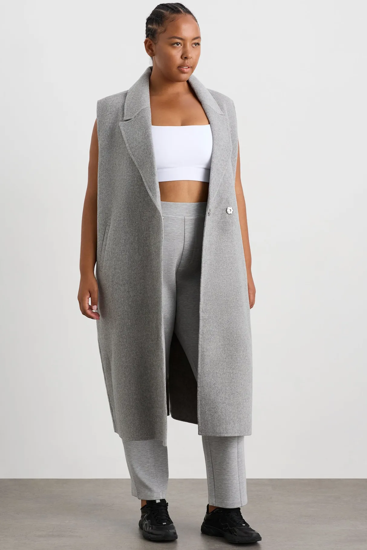 split_back_sleeveless_coat__11.webp Clearance Aje ATHLETICA Split Back Sleeveless Coat 760 Grey Marle