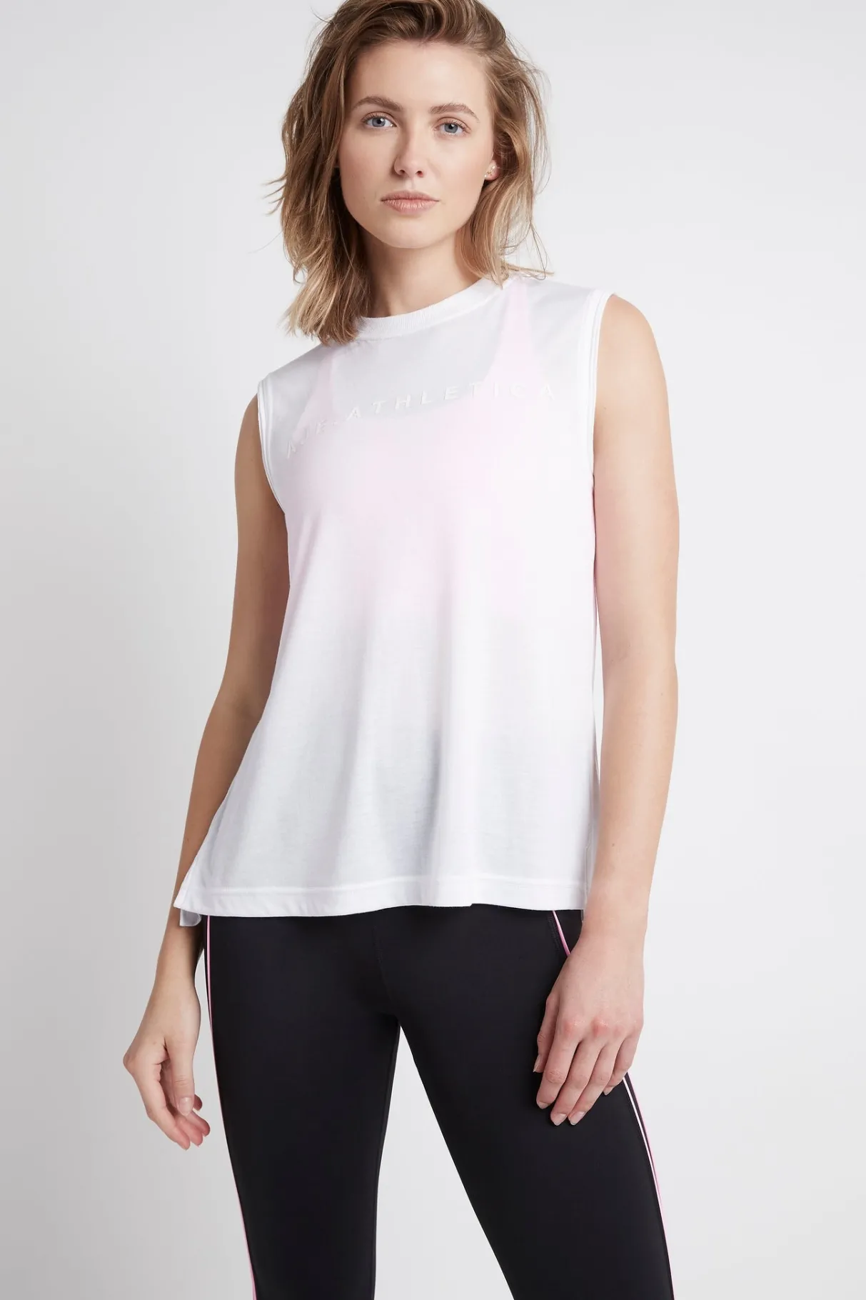 split_back_tank__0.webp Shop Aje ATHLETICA Split Back Tank 111 White/White