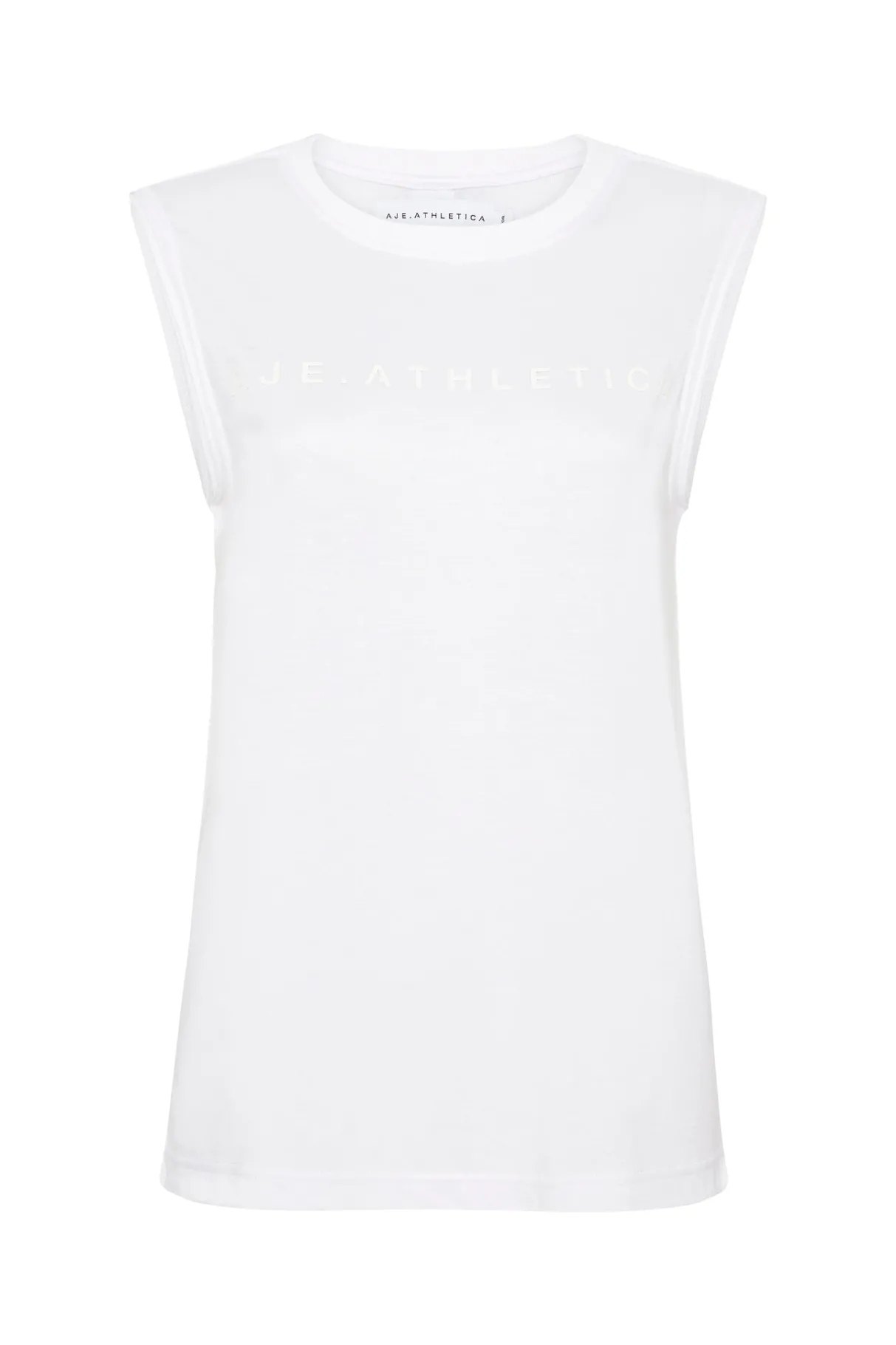 split_back_tank__1.webp Shop Aje ATHLETICA Split Back Tank 111 White/White