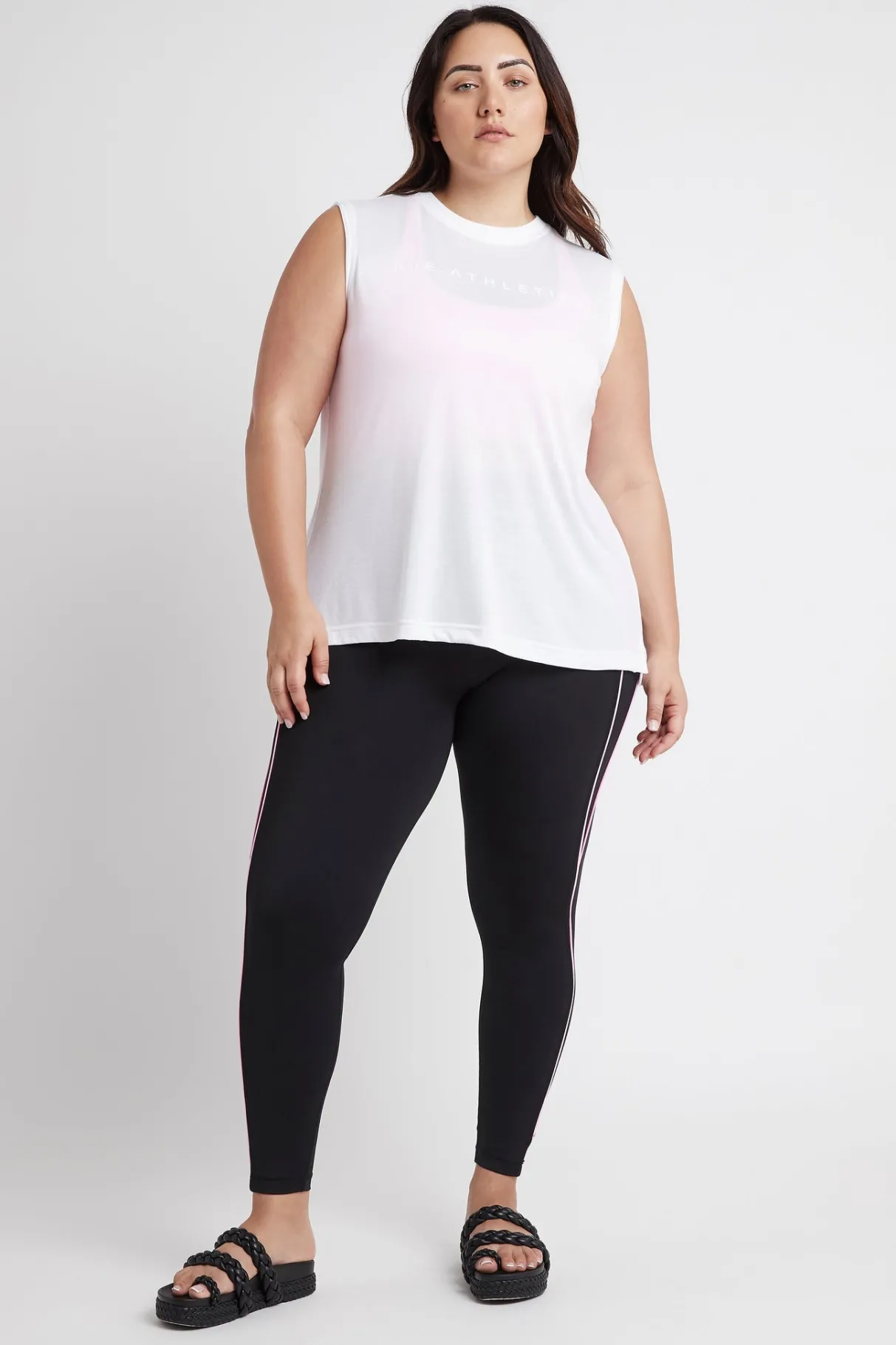 split_back_tank__15.webp Shop Aje ATHLETICA Split Back Tank 111 White/White