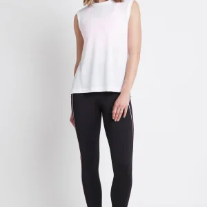 Shop Aje ATHLETICA Split Back Tank 111 White/White