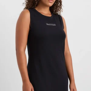 Sale Aje ATHLETICA Split Hem Jersey Dress 816 Black