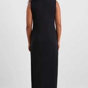 Sale Aje ATHLETICA Split Hem Jersey Dress 816 Black