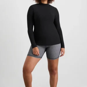 Flash Sale Aje ATHLETICA Split Hem Mock Top 434 Black