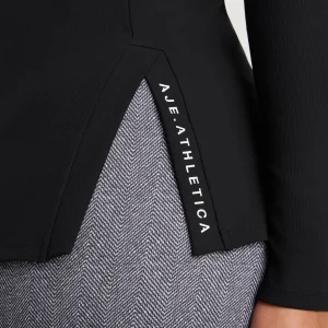 Flash Sale Aje ATHLETICA Split Hem Mock Top 434 Black