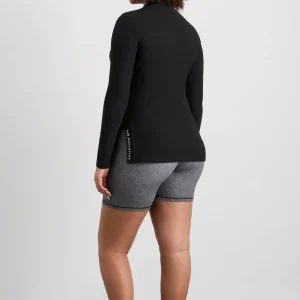 Flash Sale Aje ATHLETICA Split Hem Mock Top 434 Black