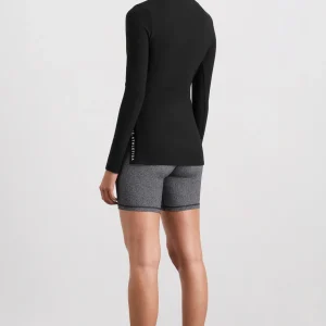 Flash Sale Aje ATHLETICA Split Hem Mock Top 434 Black