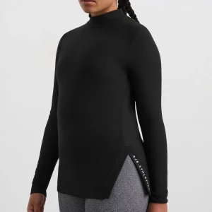 Flash Sale Aje ATHLETICA Split Hem Mock Top 434 Black