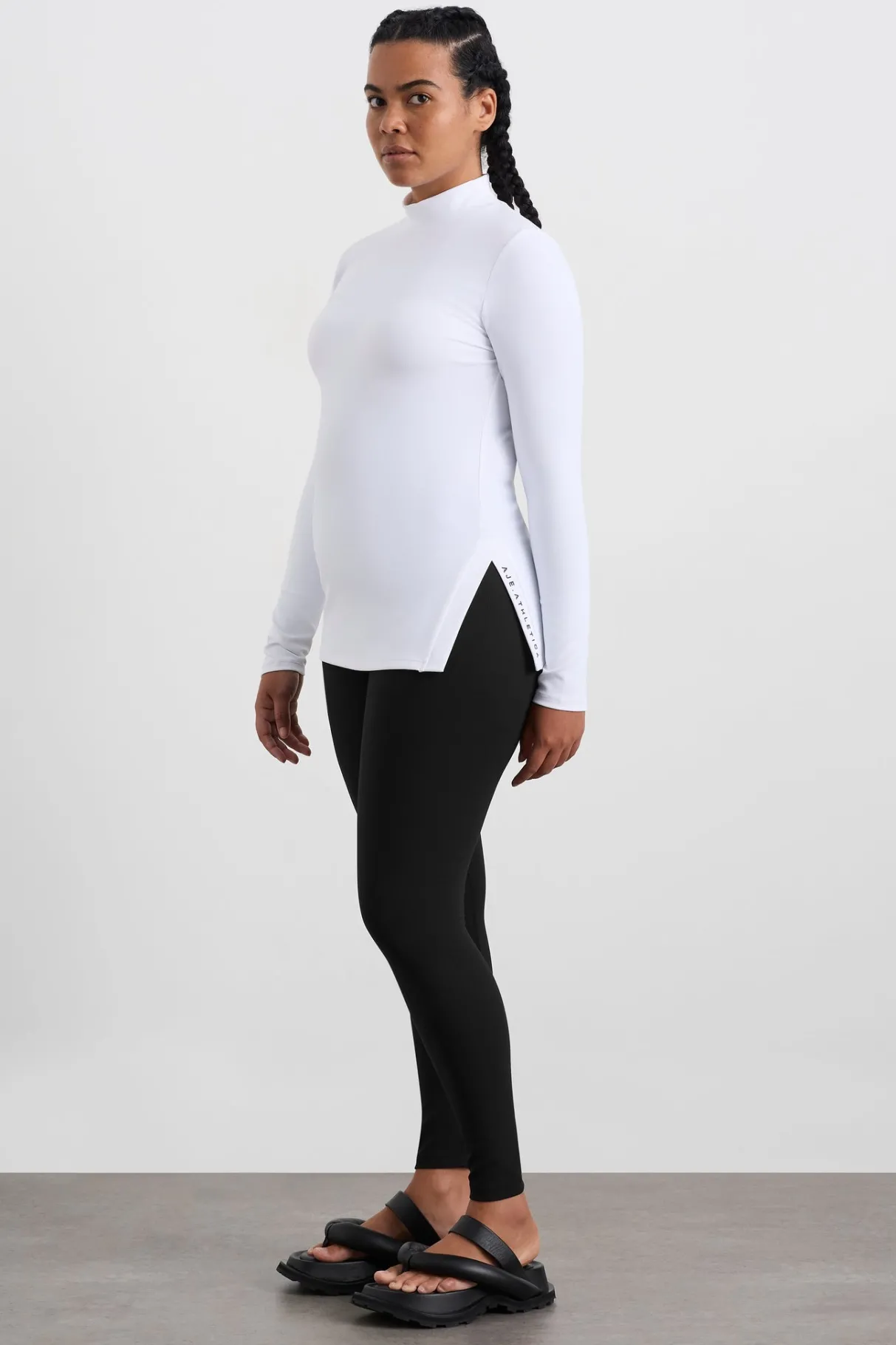 split_hem_mock_top__6.webp New Aje ATHLETICA Split Hem Mock Top 434 White