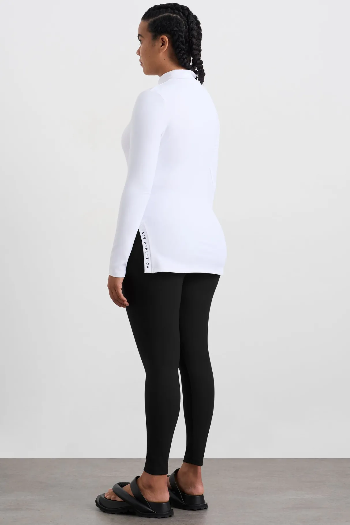 split_hem_mock_top__8.webp New Aje ATHLETICA Split Hem Mock Top 434 White