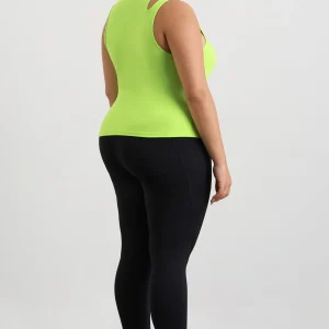 Outlet Aje ATHLETICA Split Strap Tank 147 Lime Green