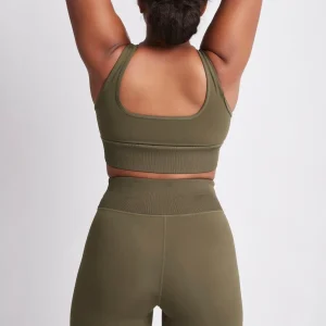 Shop Aje ATHLETICA Sports Bra 023 Khaki