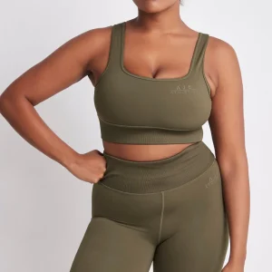 Shop Aje ATHLETICA Sports Bra 023 Khaki