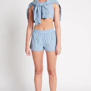 Store Aje ATHLETICA Spray Running Short 602 Steel Blue