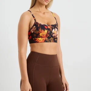 Outlet Aje ATHLETICA Square Neck Sports Bra 307 Autumnal Garden